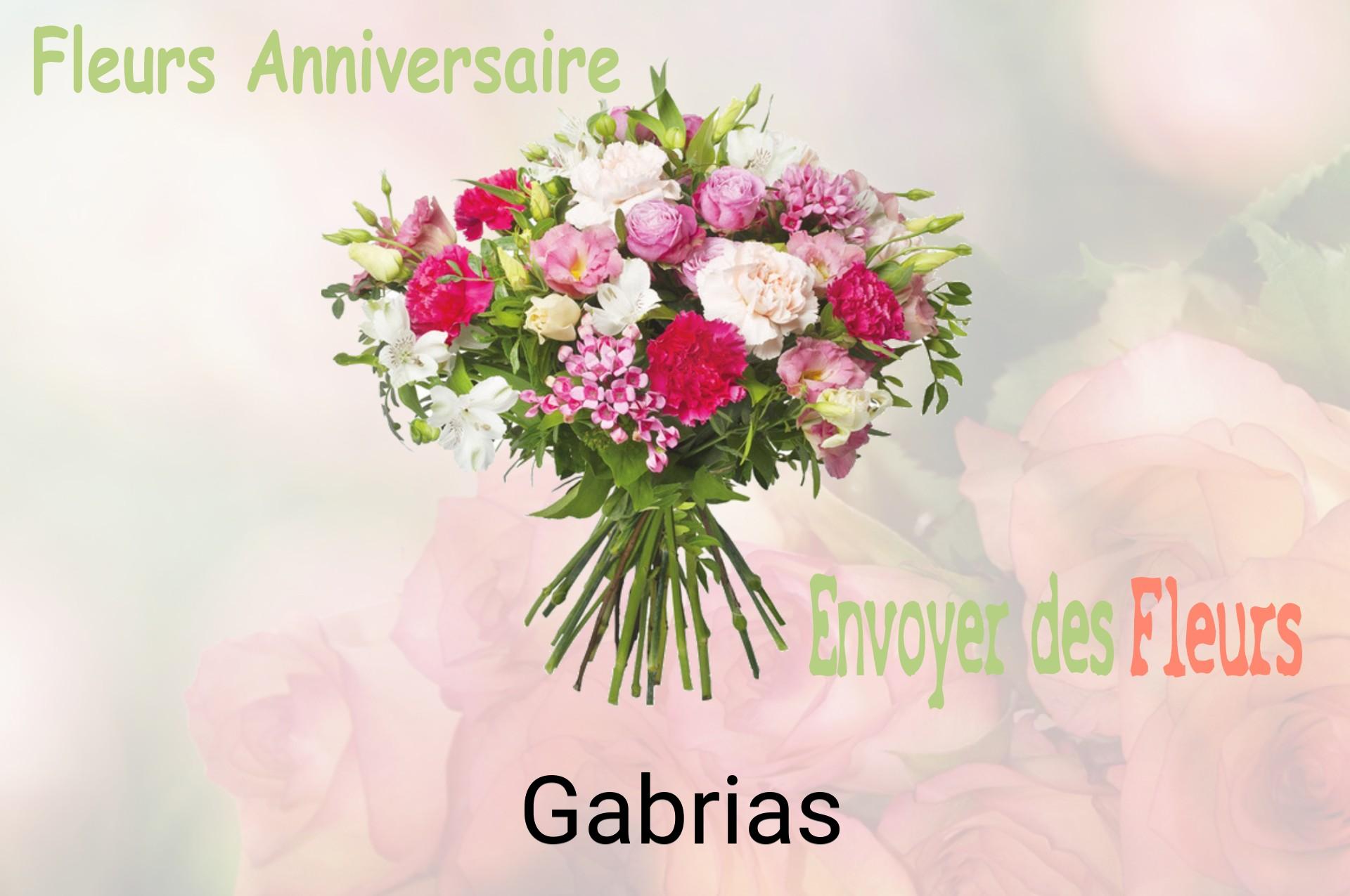 Bouquet de fleurs d’anniversaire livré à Gabrias